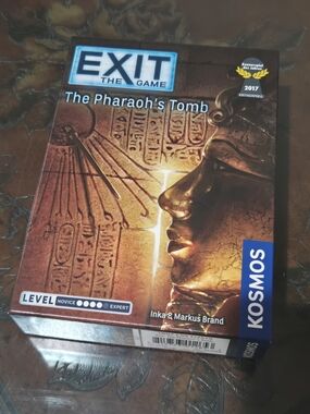 Exit the game Pharaoh's Tomb - Used; At home escape room, Level 4/5, 1-4 Players